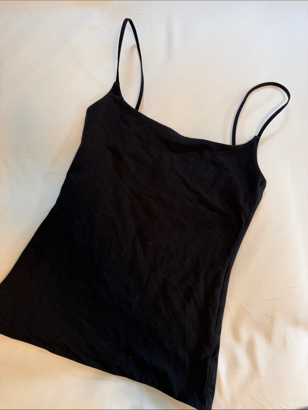 Aritzia Black Spaghetti Strap Tank Top - Women